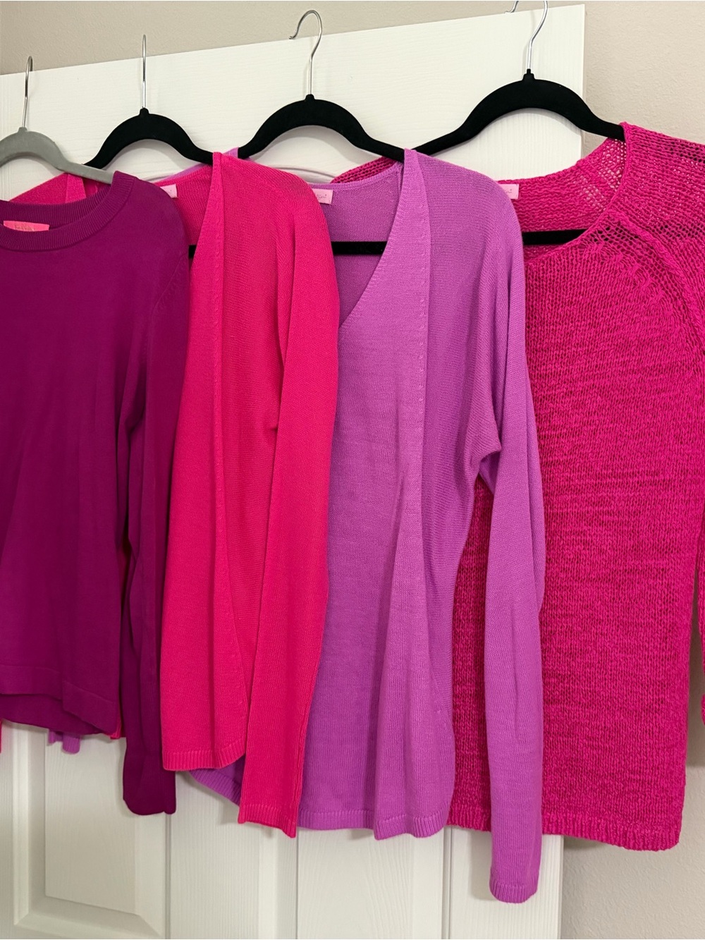 Lilly Pulitzer Bundle Pink & Purple Mixed-Knit Sweater collection - Picture 2 of 10
